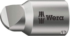 Wera - 1/4" Drive, #0 Point, Standard Slotted Screwdriver Socket - #0 Point - Eagle Tool & Supply