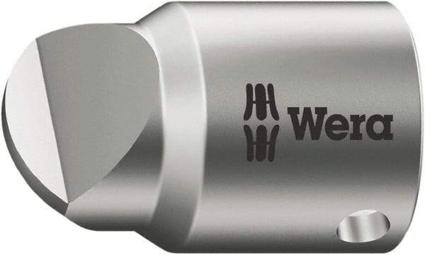 Wera - 1/4" Drive, #3 Point, Standard Slotted Screwdriver Socket - #3 Point - Eagle Tool & Supply