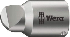 Wera - 1/4" Drive, #4 Point, Standard Slotted Screwdriver Socket - #4 Point - Eagle Tool & Supply