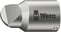 Wera - 1/4" Drive, #1 Point, Standard Slotted Screwdriver Socket - #1 Point - Eagle Tool & Supply