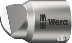 Wera - 1/4" Drive, #9 Point, Standard Slotted Screwdriver Socket - #9 Point - Eagle Tool & Supply