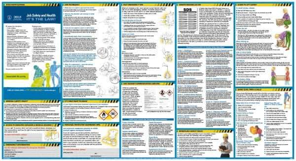 ComplyRight - 18" Wide x 24" High General Information Poster - United States of America Jurisdiction, English - Eagle Tool & Supply