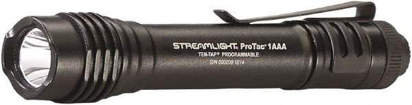 Streamlight - White LED Bulb, 70 Lumens, Industrial/Tactical Flashlight - Black Aluminum Body, 1 AAA Alkaline Battery Included - Eagle Tool & Supply