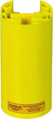 Eagle - 6" Long x 8" High, HDPE Rack Guard - Snap On, 3" Wide x 2" Deep - Eagle Tool & Supply