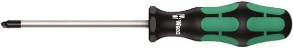 Wera - 3-1/8" Blade Length Tri-Point Screwdriver - 7" OAL - Eagle Tool & Supply