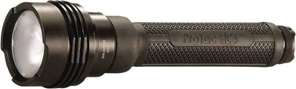 Streamlight - White LED Bulb, 2,200 Lumens, Industrial/Tactical Flashlight - Black Aluminum Body, 4 CR123A Lithium Batteries Included - Eagle Tool & Supply