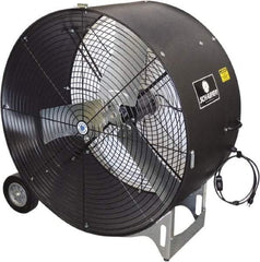 Schaefer Ventilation Equipment - 36" Blade, 1/2 hp, 7,700 & 11,000 CFM, Industrial Circulation Fan - Portable with Wheels, 1 Speed - Eagle Tool & Supply