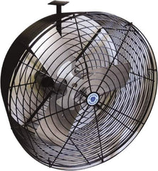 Schaefer Ventilation Equipment - 20" Blade, 1/2 hp, 5,830 CFM, Industrial Circulation Fan - Ceiling Mount, 1 Speed - Eagle Tool & Supply