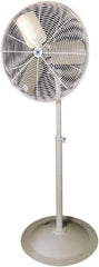 Schaefer Ventilation Equipment - 30" Blade, 1/2 hp, 8,500 & 9,600 CFM, Oscillating Industrial Circulation Fan - Pedestal, 2 Speed - Eagle Tool & Supply