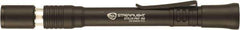 Streamlight - White LED Bulb, 65 Lumens, Mini Flashlight - Black Aluminum Body, 2 AAA Alkaline Batteries Included - Eagle Tool & Supply