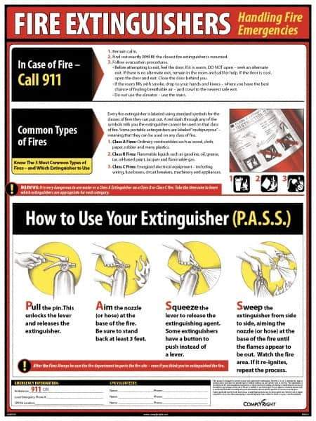 ComplyRight - Regulatory Compliance General Safety & Accident Prevention Training Kit - English, 18" Wide x 24" High - Eagle Tool & Supply