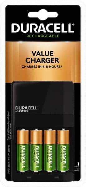 Duracell - 1.2 Volt Advanced Charger - NiMH Compatible - Eagle Tool & Supply