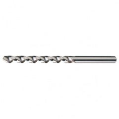 #46 RHS / RHC HSS 118 Degree Radial Point Fast Spiral Taper Length Drill - Bright - Eagle Tool & Supply