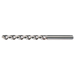 #33 RHS / RHC HSS 118 Degree Radial Point Fast Spiral Taper Length Drill - Bright - Exact Industrial Supply