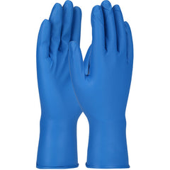 ‎67-308/XXL Disposable Gloves - Ambi-Dex Grippaz Food Plus - Blue - 8 Mil Nitrile - Fish Scale Grip - 48/Bg - Exact Industrial Supply