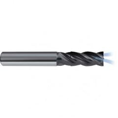 8mm Dia. - 63mm OAL - 4 FL Variable Helix Nano-A Carbide End Mill - Eagle Tool & Supply
