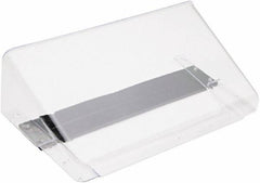 Deflect-o - 13" Wide x 7" High x 4" Deep Plastic Wall File - 1 Compartment, Clear - Eagle Tool & Supply