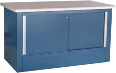 Rousseau Metal - 60 Wide x 30" Deep x 34" High, Plastic Laminate Workbench - Fixed Legs - Eagle Tool & Supply