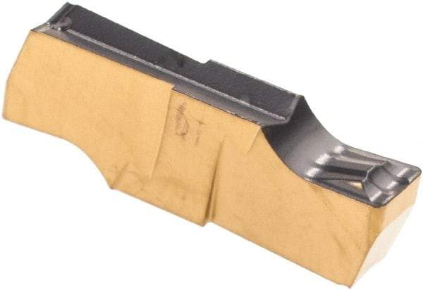 Iscar - 300E040GINI E Grade IC808, 3mm Cutting Width Carbide Grooving Insert - 1.2mm Max Depth of Cut, Neutral, 0.4mm Corner Radius, TiAlN Finish - Eagle Tool & Supply