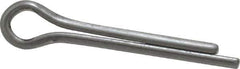 Made in USA - 5/32" Diam x 1" Long Extended Prong Cotter Pin - Grade 18-8, Uncoated, Stainless Steel - Eagle Tool & Supply