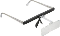 Made in USA - 2.25x Magnification, Ophthalmic Polymer, Rectangular Magnifier - 2 Inch Long x 1 Inch Wide Lens, Eyeglass Frame Mount, 8 Inch Focal Distance, 2 Inch Long - Eagle Tool & Supply
