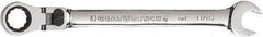 GearWrench - 11/16" 12 Point Flexhead Combination Wrench - 10" OAL, Steel, Full Polish Finish - Eagle Tool & Supply