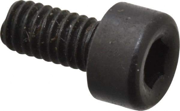 Holo-Krome - M2.5x0.45 Metric Coarse Hex Socket Drive, Socket Cap Screw - Grade 12.9 Alloy Steel, Black Oxide Finish, Fully Threaded, 5mm Length Under Head - Eagle Tool & Supply
