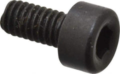 Holo-Krome - M2.5x0.45 Metric Coarse Hex Socket Drive, Socket Cap Screw - Grade 12.9 Alloy Steel, Black Oxide Finish, Fully Threaded, 5mm Length Under Head - Eagle Tool & Supply