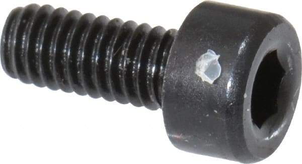 Holo-Krome - M2.5x0.45 Metric Coarse Hex Socket Drive, Socket Cap Screw - Grade 12.9 Alloy Steel, Black Oxide Finish, Fully Threaded, 6mm Length Under Head - Eagle Tool & Supply