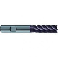 4mm Dia. - 57mm OAL - 5 FL Variable Helix Firex Carbide End Mill - Eagle Tool & Supply