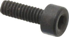 Holo-Krome - M2x0.40 Metric Coarse Hex Socket Drive, Socket Cap Screw - Grade 12.9 Alloy Steel, Black Oxide Finish, Fully Threaded, 6mm Length Under Head - Eagle Tool & Supply