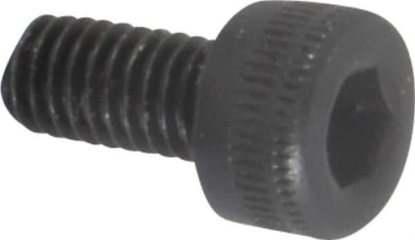 Holo-Krome - M3x0.50 Metric Coarse Hex Socket Drive, Socket Cap Screw - Grade 12.9 Alloy Steel, Black Oxide Finish, Fully Threaded, 6mm Length Under Head - Eagle Tool & Supply