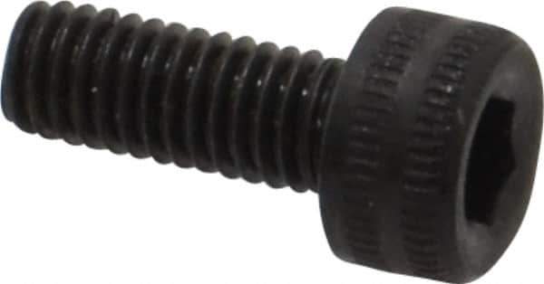 Holo-Krome - M3x0.50 Metric Coarse Hex Socket Drive, Socket Cap Screw - Grade 12.9 Alloy Steel, Black Oxide Finish, Fully Threaded, 8mm Length Under Head - Eagle Tool & Supply