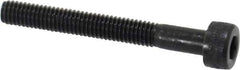 Holo-Krome - M3x0.50 Metric Coarse Hex Socket Drive, Socket Cap Screw - Grade 12.9 Alloy Steel, Black Oxide Finish, Partially Threaded, 25mm Length Under Head - Eagle Tool & Supply