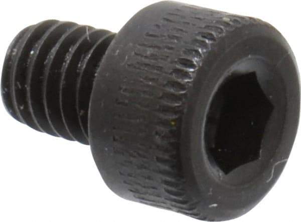 Holo-Krome - M4x0.70 Metric Coarse Hex Socket Drive, Socket Cap Screw - Grade 12.9 Alloy Steel, Black Oxide Finish, Fully Threaded, 5mm Length Under Head - Eagle Tool & Supply