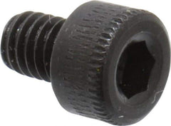 Holo-Krome - M4x0.70 Metric Coarse Hex Socket Drive, Socket Cap Screw - Grade 12.9 Alloy Steel, Black Oxide Finish, Fully Threaded, 5mm Length Under Head - Eagle Tool & Supply