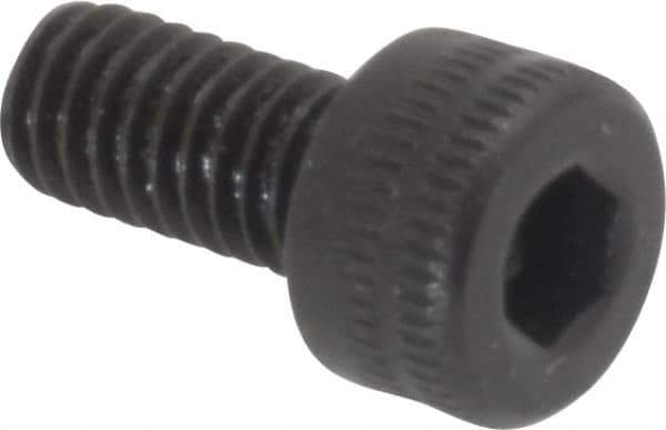 Holo-Krome - M4x0.70 Metric Coarse Hex Socket Drive, Socket Cap Screw - Grade 12.9 Alloy Steel, Black Oxide Finish, Fully Threaded, 8mm Length Under Head - Eagle Tool & Supply