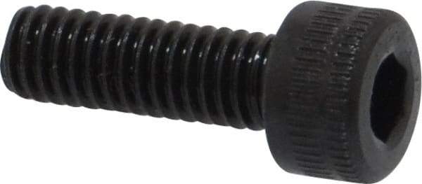 Holo-Krome - M4x0.70 Metric Coarse Hex Socket Drive, Socket Cap Screw - Grade 12.9 Alloy Steel, Black Oxide Finish, Fully Threaded, 12mm Length Under Head - Eagle Tool & Supply