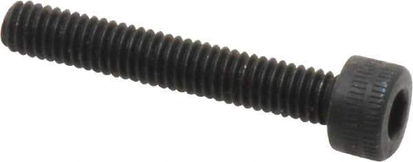 Holo-Krome - M4x0.70 Metric Coarse Hex Socket Drive, Socket Cap Screw - Grade 12.9 Alloy Steel, Black Oxide Finish, Fully Threaded, 25mm Length Under Head - Eagle Tool & Supply
