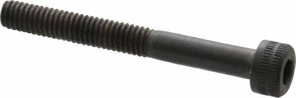 Holo-Krome - M4x0.70 Metric Coarse Hex Socket Drive, Socket Cap Screw - Grade 12.9 Alloy Steel, Black Oxide Finish, Partially Threaded, 35mm Length Under Head - Eagle Tool & Supply