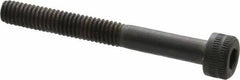 Holo-Krome - M4x0.70 Metric Coarse Hex Socket Drive, Socket Cap Screw - Grade 12.9 Alloy Steel, Black Oxide Finish, Partially Threaded, 35mm Length Under Head - Eagle Tool & Supply