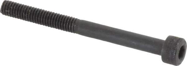 Holo-Krome - M4x0.70 Metric Coarse Hex Socket Drive, Socket Cap Screw - Grade 12.9 Alloy Steel, Black Oxide Finish, Partially Threaded, 45mm Length Under Head - Eagle Tool & Supply