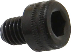 Holo-Krome - M5x0.80 Metric Coarse Hex Socket Drive, Socket Cap Screw - Grade 12.9 Alloy Steel, Black Oxide Finish, Fully Threaded, 6mm Length Under Head - Eagle Tool & Supply