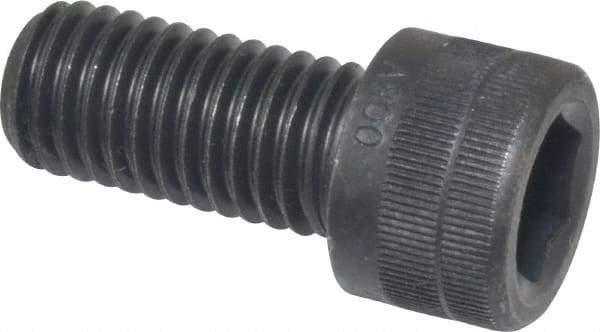 Holo-Krome - M12x1.75 Metric Coarse Hex Socket Drive, Socket Cap Screw - Grade 12.9 Alloy Steel, Black Oxide Finish, Fully Threaded, 25mm Length Under Head - Eagle Tool & Supply