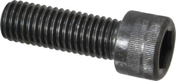 Holo-Krome - M12x1.75 Metric Coarse Hex Socket Drive, Socket Cap Screw - Grade 12.9 Alloy Steel, Black Oxide Finish, Fully Threaded, 35mm Length Under Head - Eagle Tool & Supply