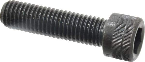 Holo-Krome - M12x1.75 Metric Coarse Hex Socket Drive, Socket Cap Screw - Grade 12.9 Alloy Steel, Black Oxide Finish, Fully Threaded, 45mm Length Under Head - Eagle Tool & Supply