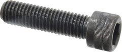 Holo-Krome - M12x1.75 Metric Coarse Hex Socket Drive, Socket Cap Screw - Grade 12.9 Alloy Steel, Black Oxide Finish, Fully Threaded, 45mm Length Under Head - Eagle Tool & Supply