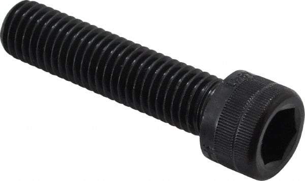 Holo-Krome - M12x1.75 Metric Coarse Hex Socket Drive, Socket Cap Screw - Grade 12.9 Alloy Steel, Black Oxide Finish, Fully Threaded, 50mm Length Under Head - Eagle Tool & Supply