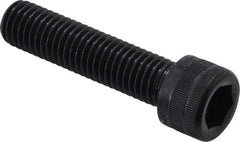 Holo-Krome - M12x1.75 Metric Coarse Hex Socket Drive, Socket Cap Screw - Grade 12.9 Alloy Steel, Black Oxide Finish, Fully Threaded, 50mm Length Under Head - Eagle Tool & Supply