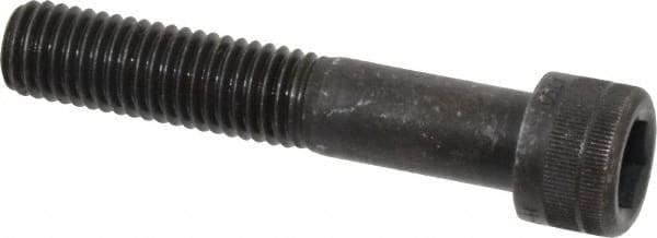 Holo-Krome - M12x1.75 Metric Coarse Hex Socket Drive, Socket Cap Screw - Grade 12.9 Alloy Steel, Black Oxide Finish, Partially Threaded, 65mm Length Under Head - Eagle Tool & Supply